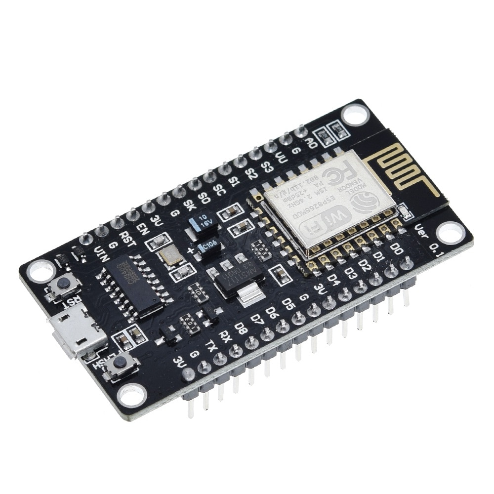 Mô Đun Không Dây NodeMcu v3 CH340 Lua WIFI ESP8266 Có Ăng Ten Và Cổng usb Cho Arduino
