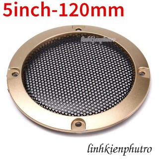 Khung bảo vệ loa dạng lưới đen viền vàng 120mm - 5inch