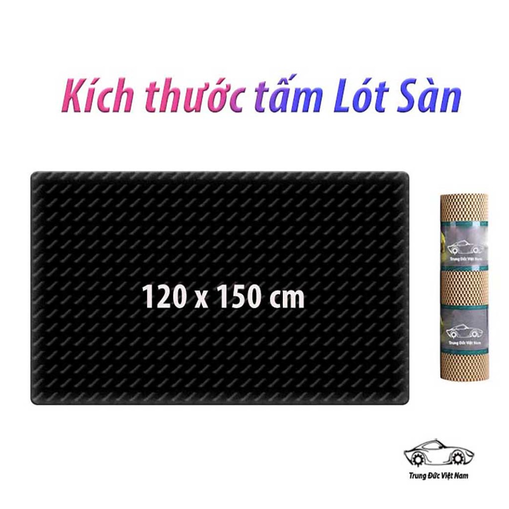 Tấm Thảm Lót Sàn Ô Tô Bằng Cao Su 150x120cm - Dùng Lót Sàn Xe, Lót Cốp Ô Tô, Lót Khoang Hành Lý, Cao Su Tự Nhiên