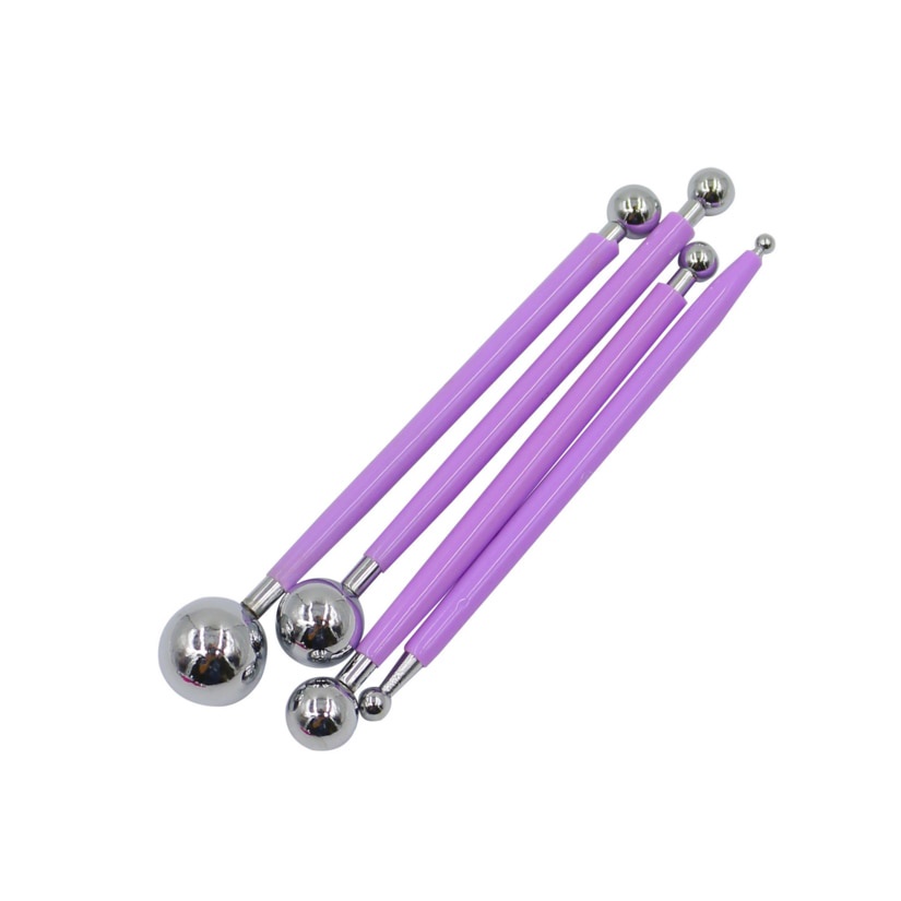 Set 4 dụng cụ tạo hình hoa trang trí bánh