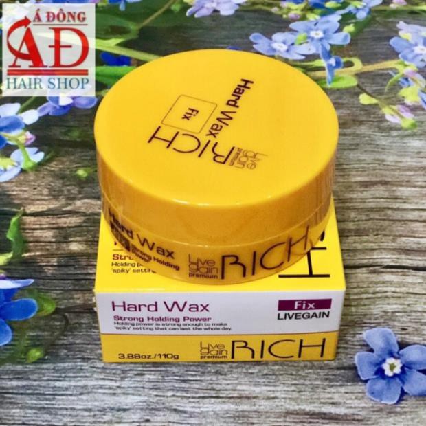 [Chính hãng] [Siêu rẻ] Sáp vuốt tóc siêu cứng Livegain Premium Rich Hard Wax Fix Hàn Quốc 110g