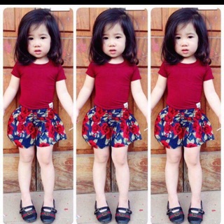 Quần short giả váy bé gái từ 10-18kg