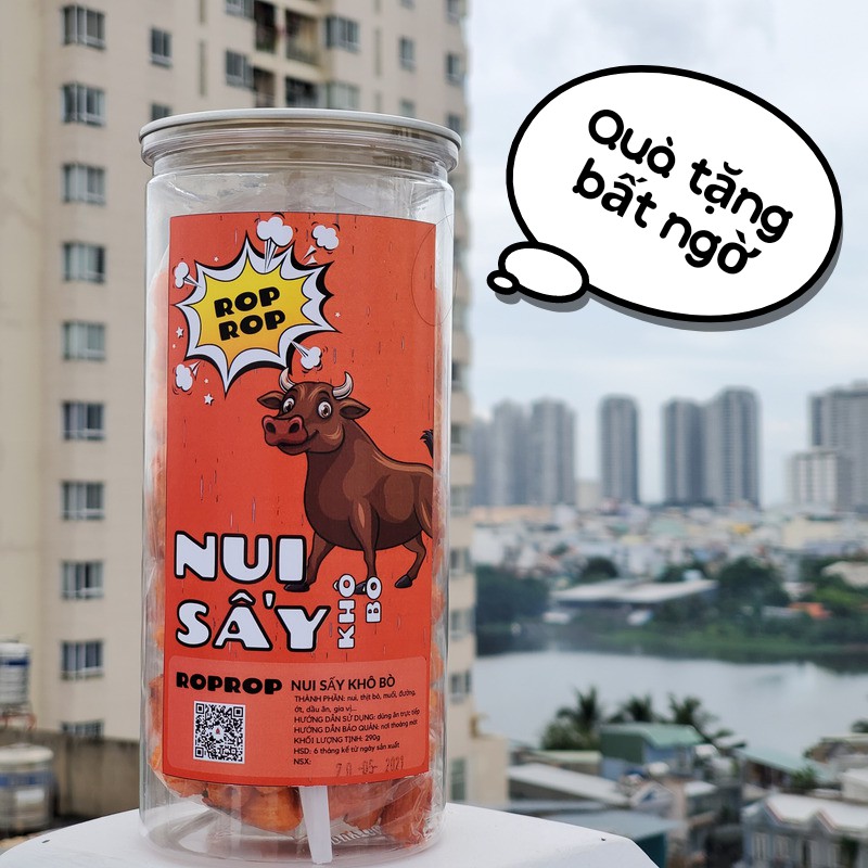 [Mã GROXUAN1 giảm 8% đơn 150K] Nui Sấy Khô Bò Roprop Hũ Pet 300g | BigBuy360 - bigbuy360.vn