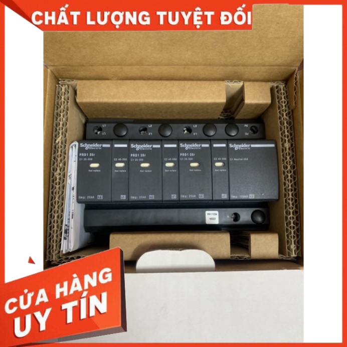 Bộ chống sét lan truyền mạng điện 3 pha Schneider PRD1 25r