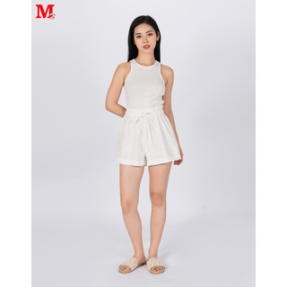 Quần sooc nữ trắng cạp bèo QT2147 Thời trang M2