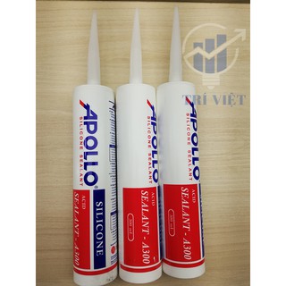 Keo Silicon Apollo A300 (Trắng Trong - Trắng Đục - Đen)
