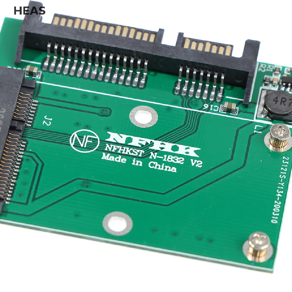 He Standard MSATA SSD to 2.5 Inch SATA Adapter Converter Card Board Laptop Desktop id