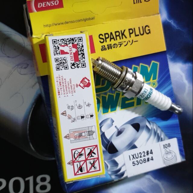 Bugi Iridium Denso chính hãng mã IXU22 cho xe Matiz 4, Spark, Suzuki Swift, Etiga.