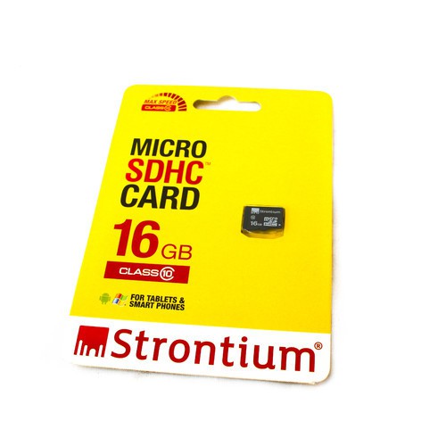 Thẻ nhớ Micro SD 16Gb Strontium class 10 siêu bền bảo hành trọn đời