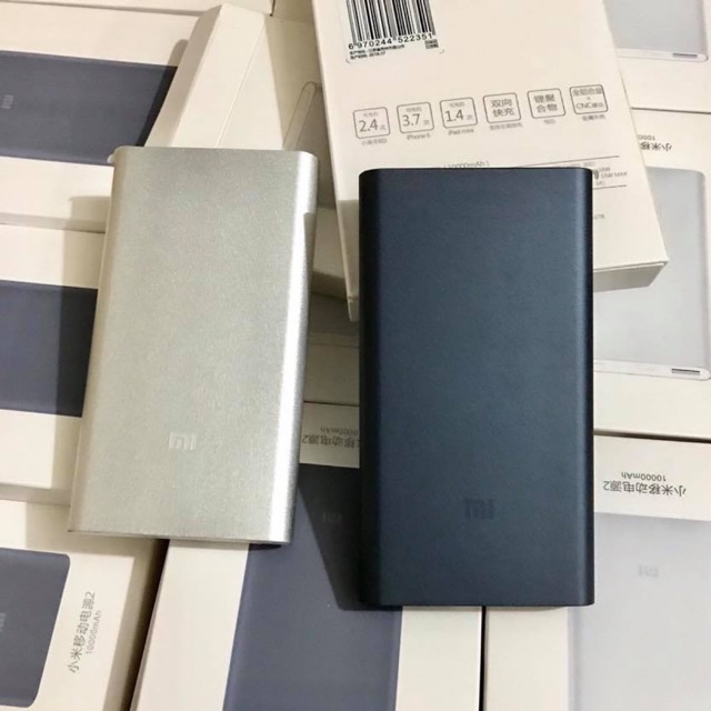 Sạc dự phòng Xiaomi Gen 2 10000 Mah 2 cổng sạc (BẢO HÀNH 1 NĂM)