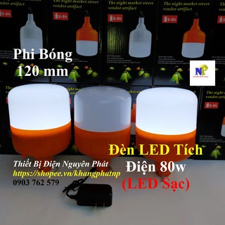 Bóng đèn led tích điện 80w - hàng chất lượng
