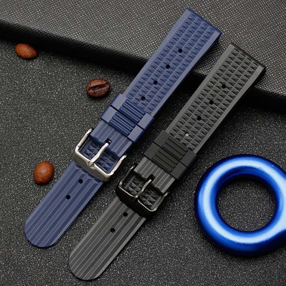 QQMALL Dây Đeo Silicone Mềm Cho Đồng Hồ Thông Minh 20mm 22mm