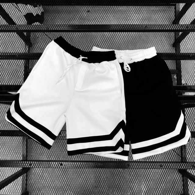 Quần Short Thun Double V-short/ Short 2V màu ĐEN ❤️/Nam nữ Unisex/FREESHIP 99K ❤️