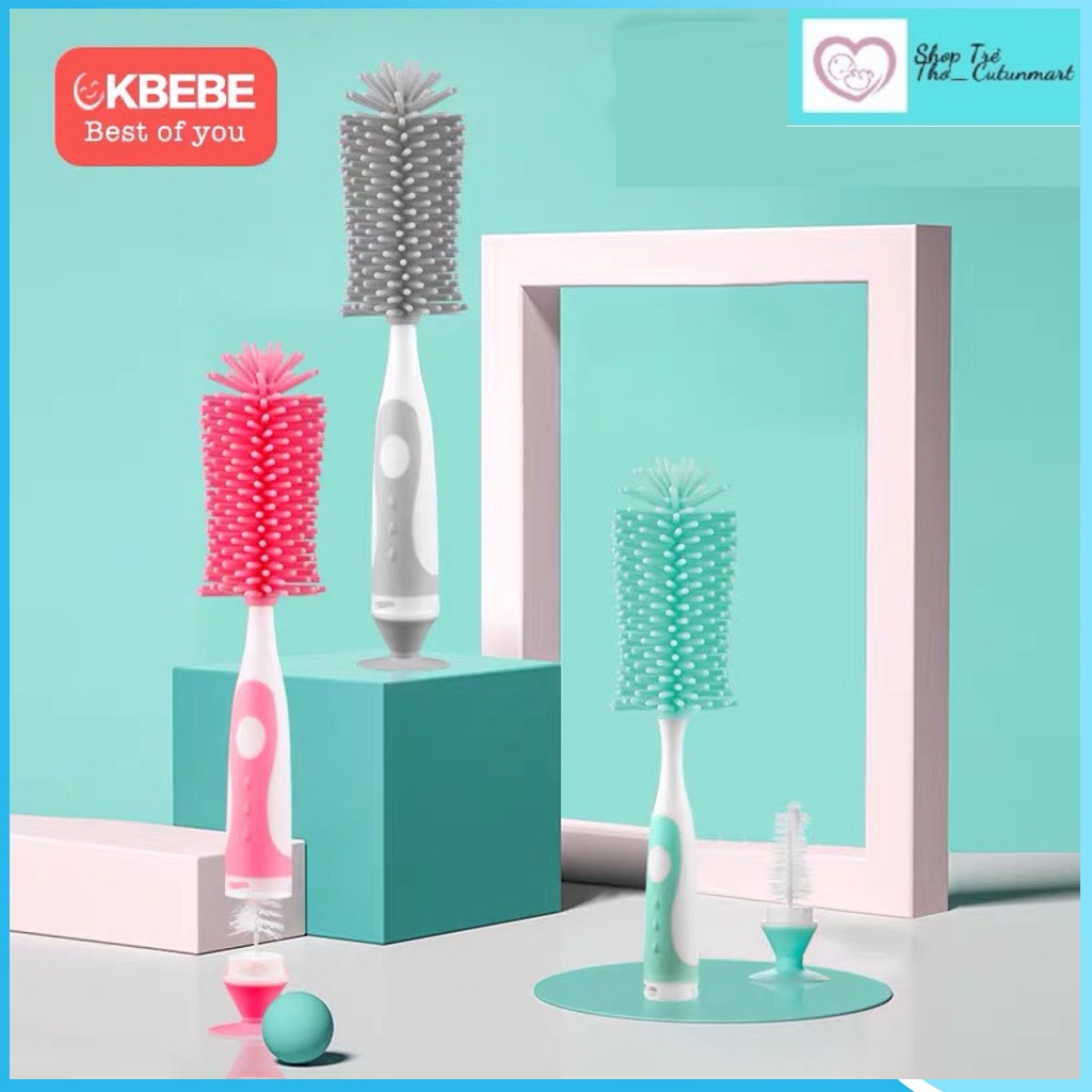 Cọ Bình Sữa Silicon 2 Trong 1