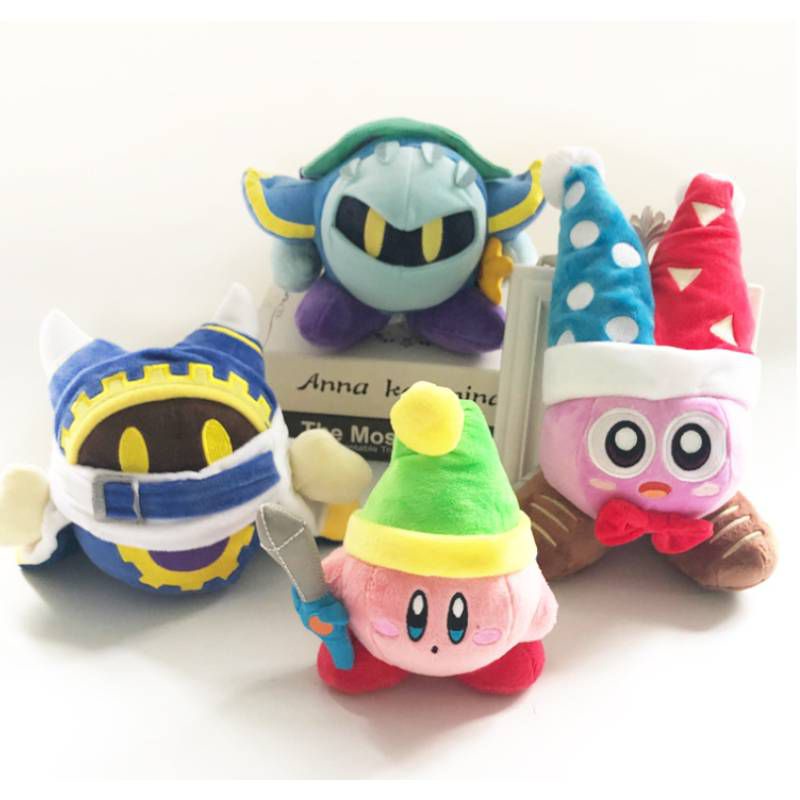 15-26cm Kirby Star Peripheral Series Kirby Doll Charm Tower Knight Plush Boy Girl Gift Birthday Presents Doll Decoration