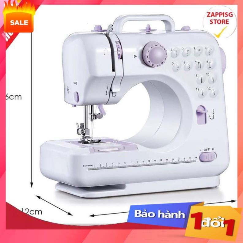 Máy may mini gia đình FHSM 505A Cao Cấp, Phiên Bản Mới 12 Kiểu May- Lựa Chọn Hàng Đầu .