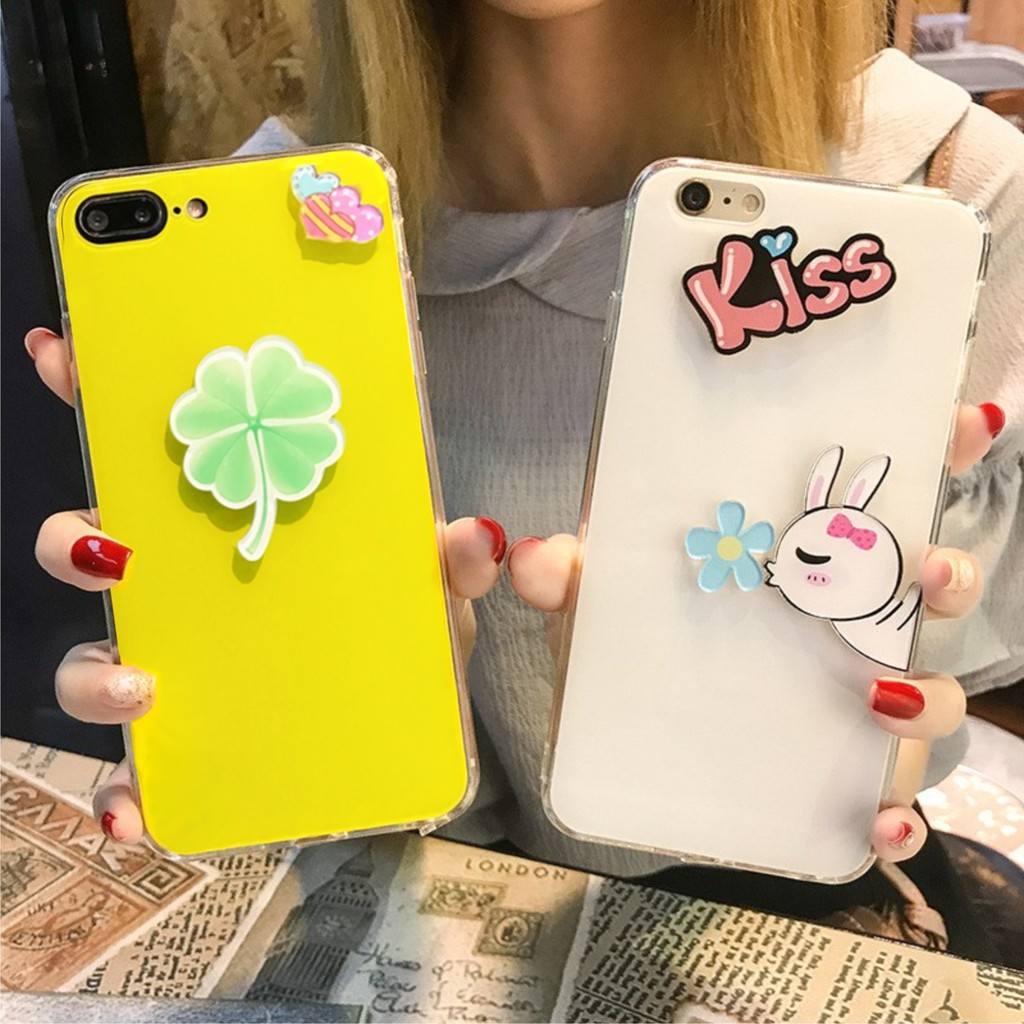 [Mã ELORDER5 giảm 10K đơn 20K] [ IPHONE ] Ốp Lưng Silicon Cartoon 3D - M4 - C023