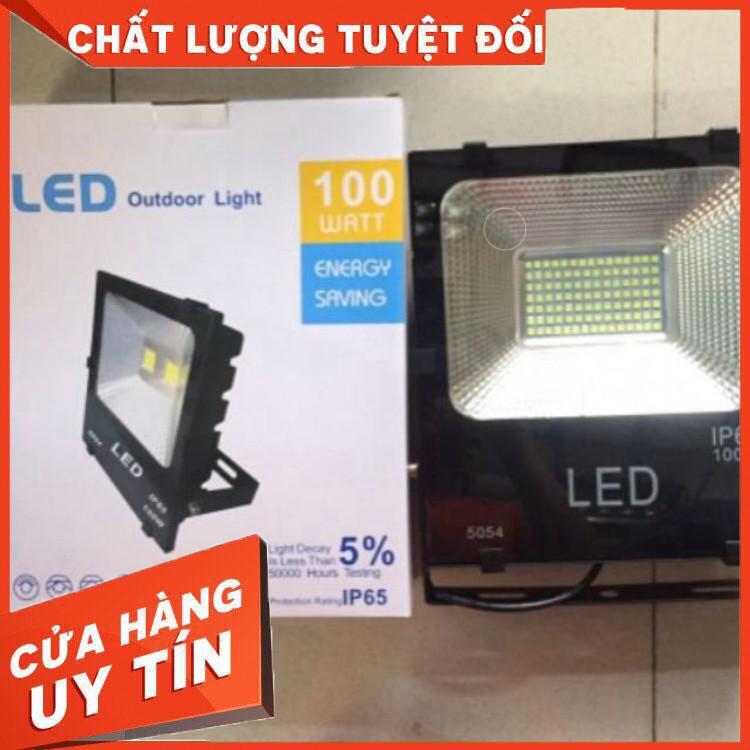 [HÀNG CHẤT LƯỢNG] ĐÈN PHA LED HẠT 100W 5054 ĐỦ CÔNG SUẤT - ÁNH SÁNG TRẮNG/ VÀNG - hàng chất lượng, giá tốt nhất TQ