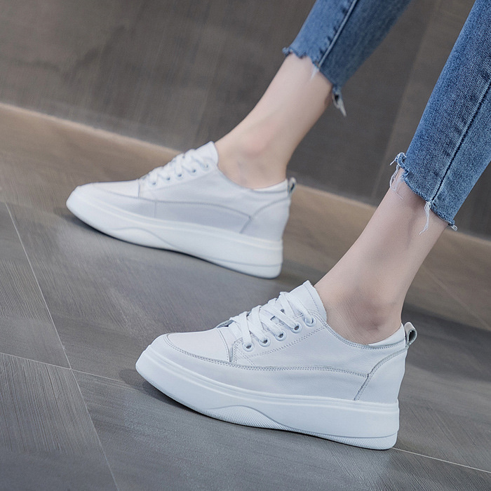 Giày Da Đế Dày Tăng Chiều Cao 2021 31 32 33 Thời Trang Mùa Xuân Cho Nữ | BigBuy360 - bigbuy360.vn