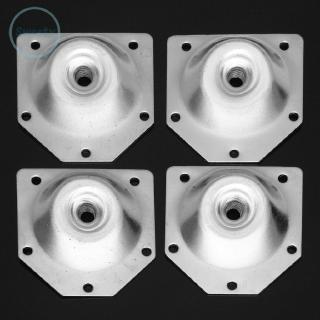 Bộ 4 miếng đệm cố định chân bàn/ ghế bằng sắt 70*67*1.2mm kèm ốc vít tiện lợi