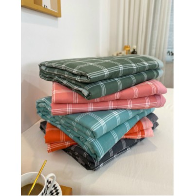 🍀🐾Bộ chăn ga gối ga giường cotton Đũi kẻ chăn trần hè 🍀🐾(nhiều mẫu)🍀🐾 | BigBuy360 - bigbuy360.vn