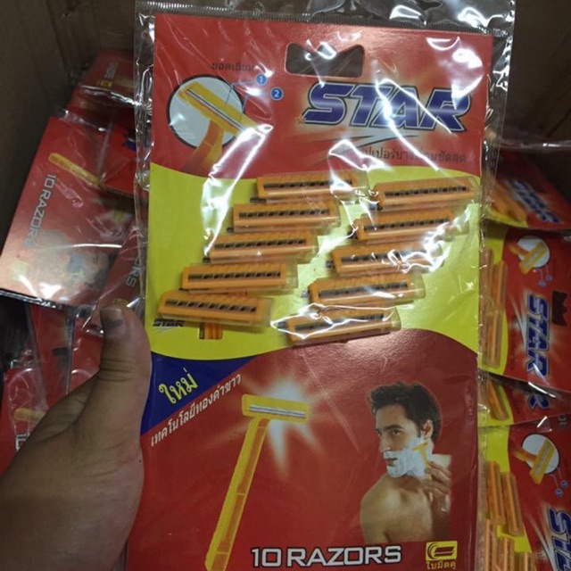 SET 10 CÁI DAO CẠO RÂU