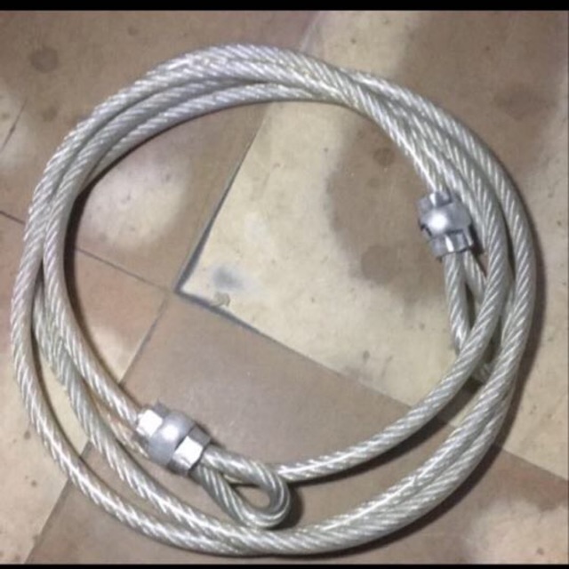 Cáp khoá xe bọc nhựa phi 8 dài 3m