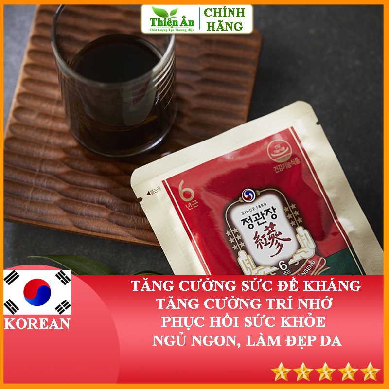 Nước Hồng Sâm Pha Sẵn KGC Cheong Kwan Jang Tonic Original 30 Gói x 50ml