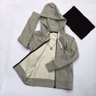 Áo khoác Alan Walker màu xám (kèm ảnh thật)