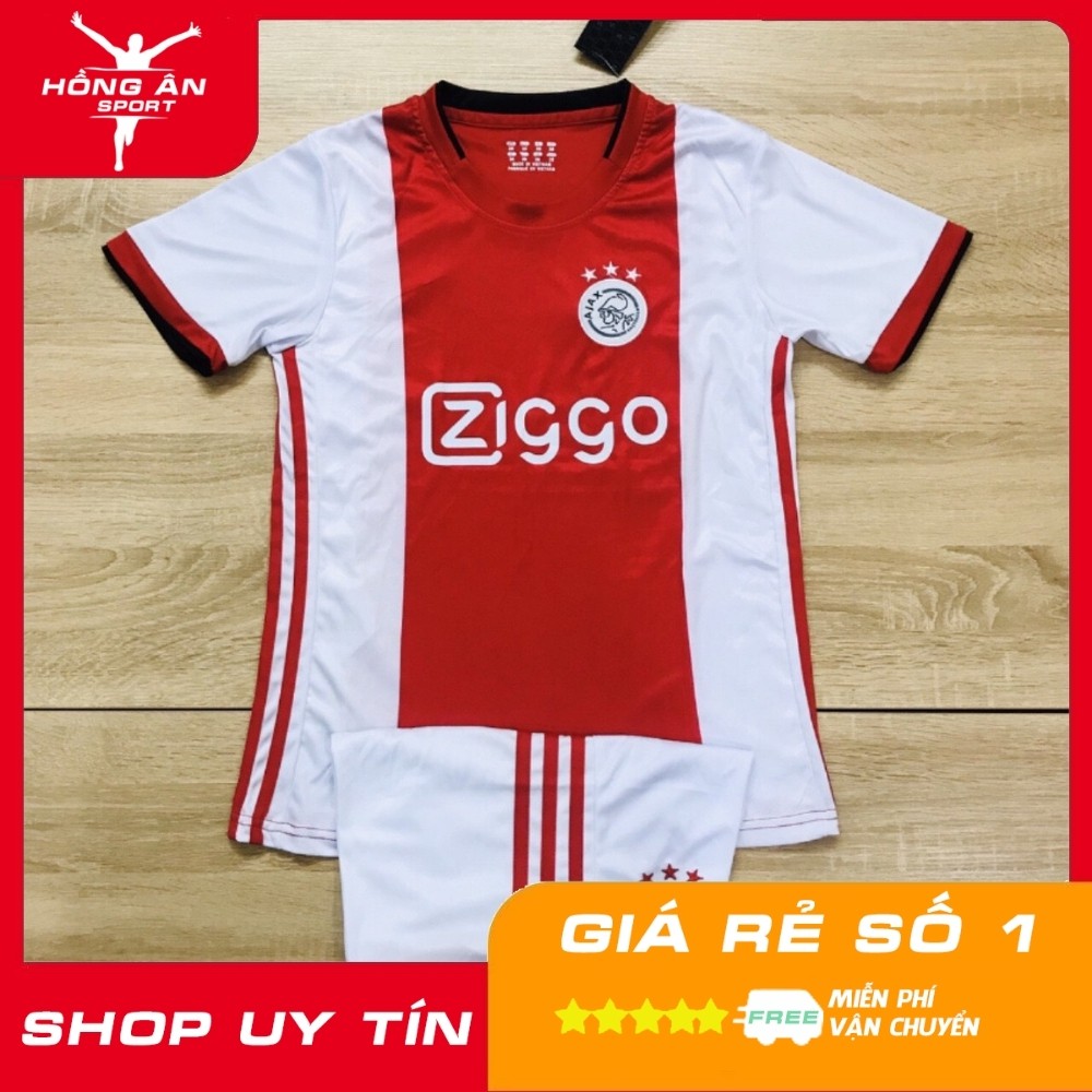 Áo Đá Bóng / Đá Banh Trẻ Em CLB AJAX Màu Đỏ