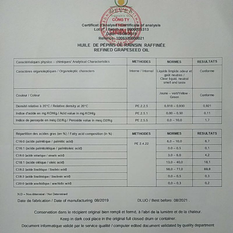 1L Dầu Hạt Nho - Dầu Nền Dùng Trong Mỹ Phẩm | BigBuy360 - bigbuy360.vn