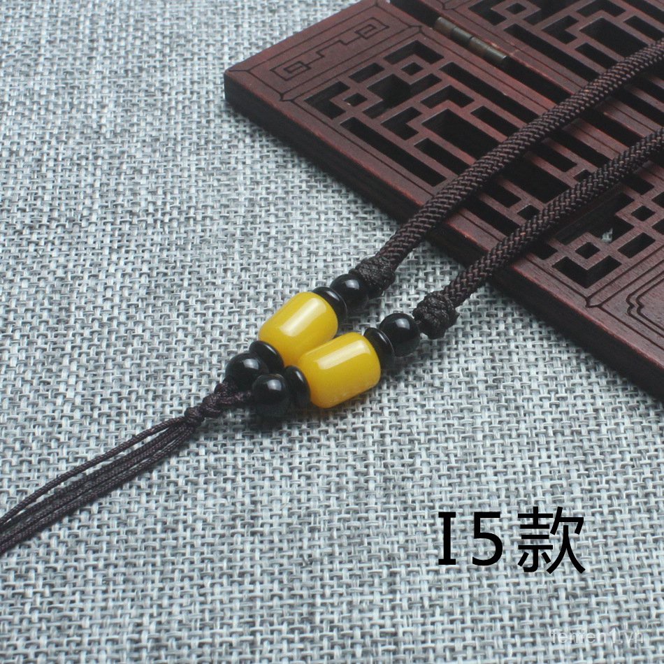 Mặt Vòng cổ đá mã não bện thủ công đa dạng sáng tạo