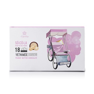 [HÀNG CHÍNH HÃNG] Hộp Socola sữa 18 viên Vị Bơ Đậu Phộng Zoom Việt nam quà kỷ niệm tặng người thân Socola Legendary
