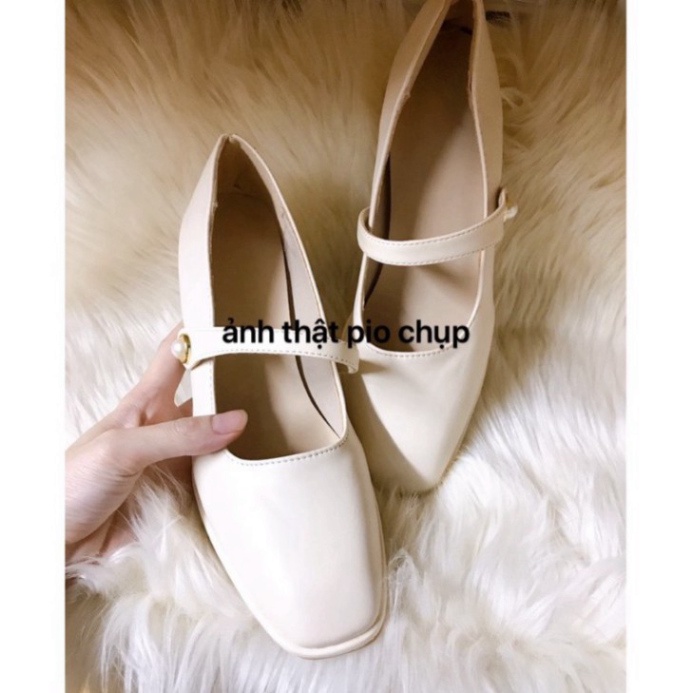 Giày cao gót style tiểu thư quai ngang G023