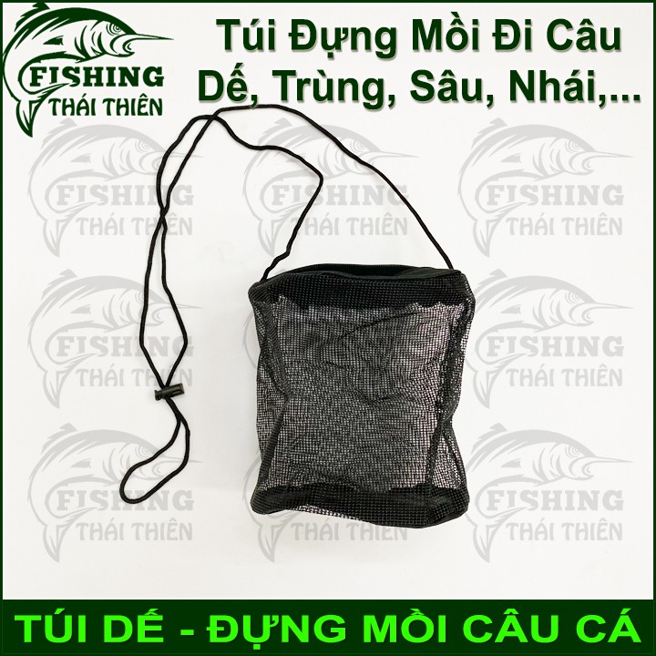 Túi Đựng Mồi Câu Cá Dùng Đựng Dế, Trùng, Sâu, Tép, Nhái Câu Lure