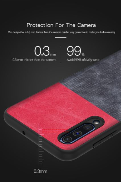 Ốp lưng Samsung Galaxy A50 / A50s / A30s / A70  dùng chung chống sốc vân da bò thời trang cao cấp để | BigBuy360 - bigbuy360.vn
