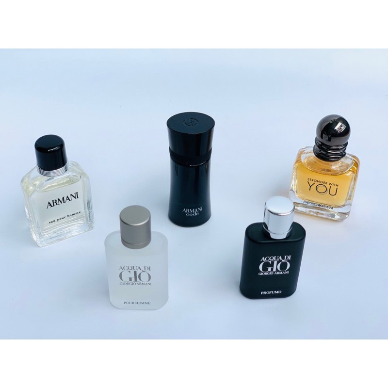 Set 5 chai nước hoa mini Giorgio Armani của nam | BigBuy360 - bigbuy360.vn