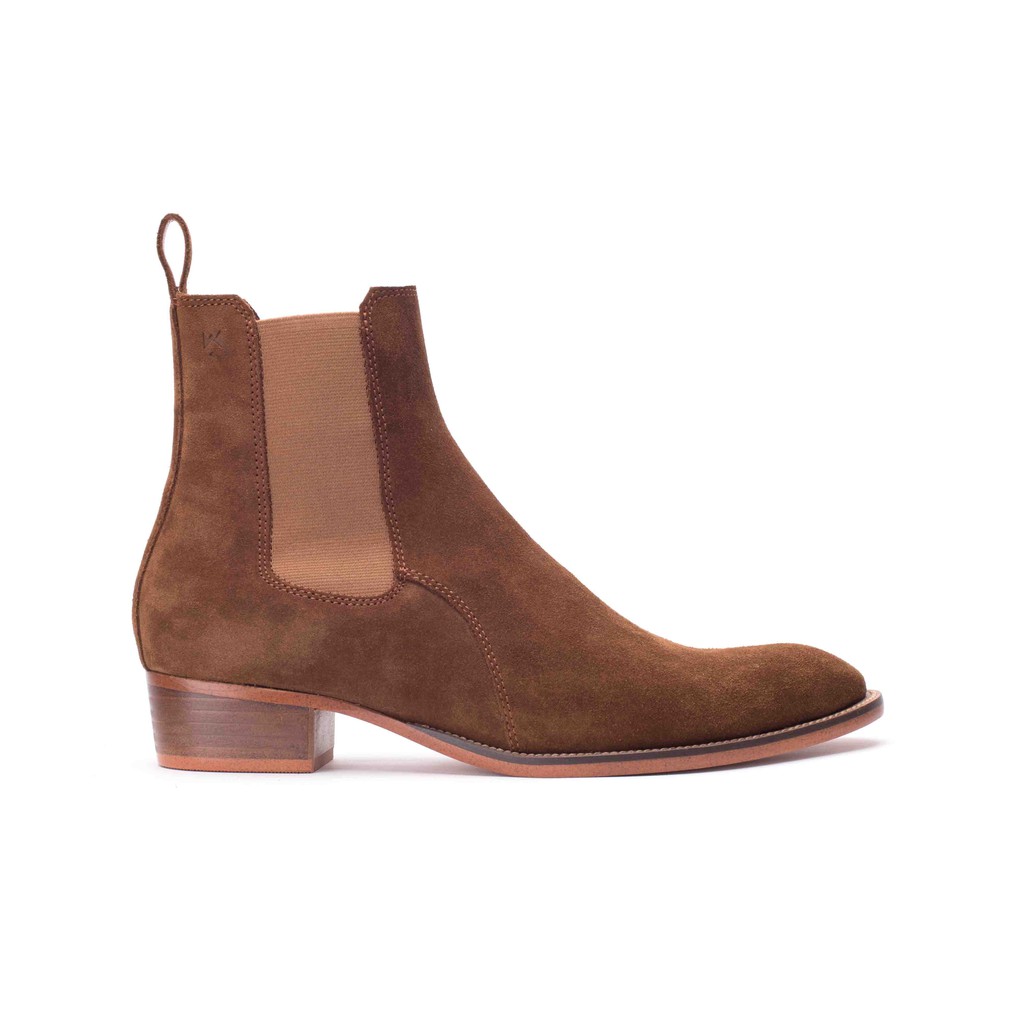 Giày boot THE WOLF wild walk chelsea boot - Tobacco