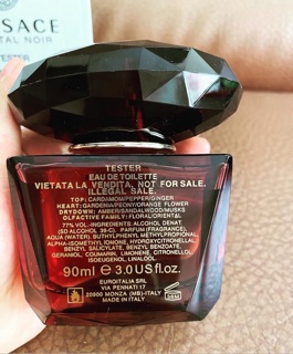 Nước hoa tester versace crytal noir 90ml