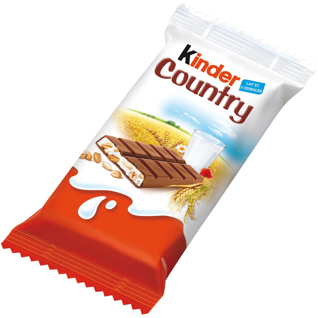 Bánh Chocolate Kinder Country hộp 211,5g (9 thanh)