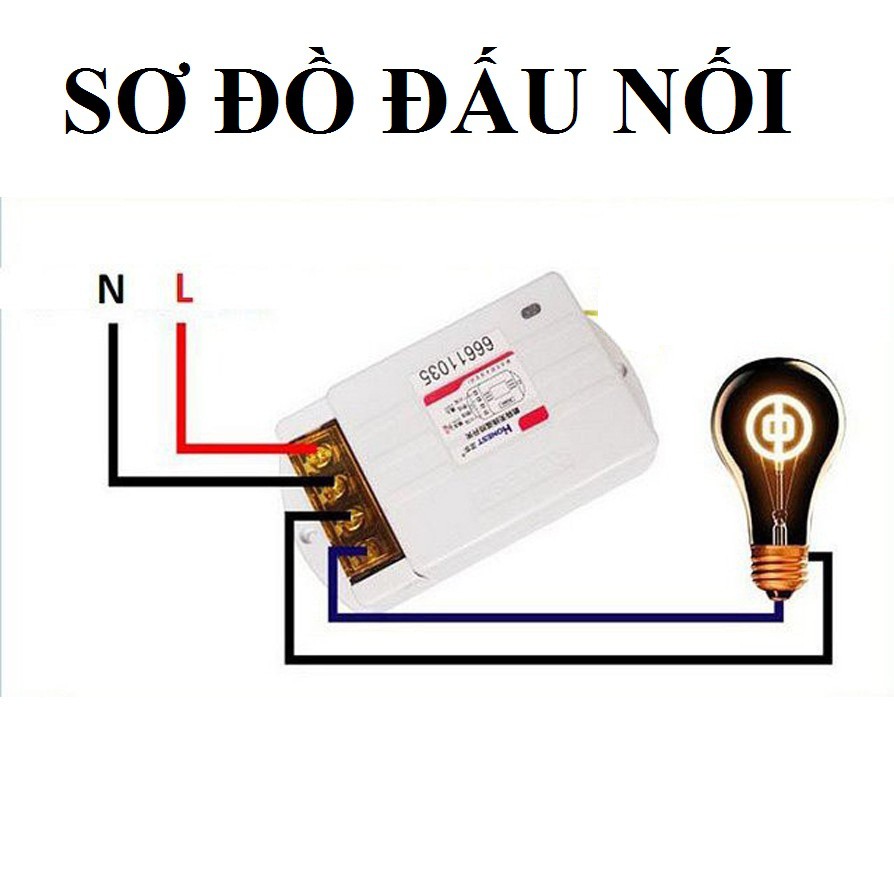 [Có HỌC LỆNH]Công tắc điều khiển từ xa bật tắt máy bơm nước 40A/220V khoảng cách 1Km Honest 6220KD, công tắc wifi