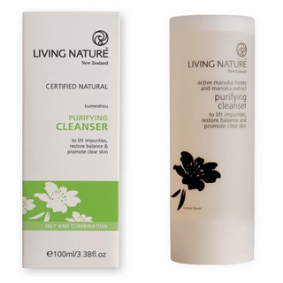 Sữa rửa mặt Purifying Cleanser Living Nature – Da dầu/da mụn 100ML
