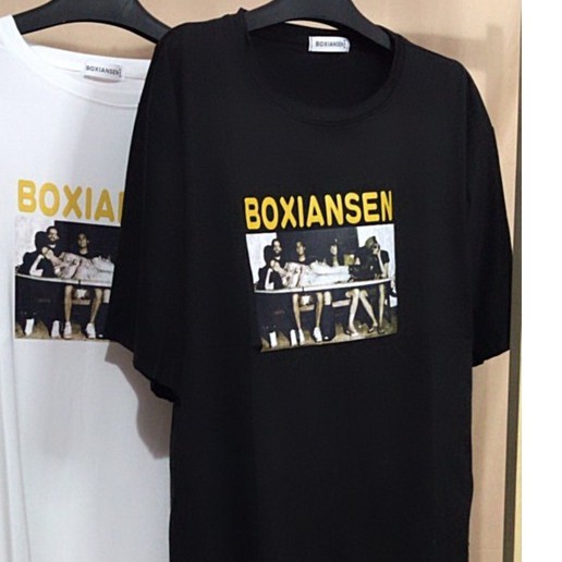 Áo Phông Unisex Boxiansen Nam Nữ Phong Cách Retro