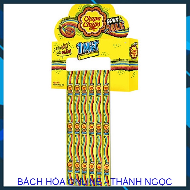 KẸO DẺO CHUPA CHUPS HƯƠNG TRÁI CÂY 1 MÉT/ KẸO CẦU VỒNG PHIÊN BẢN 1M