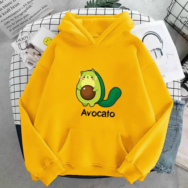Áo khoác form rộng,Áo sweater nỉ, Áo Hoodie Ulzzang Form rộng Avocado đứn Hot trend Thời Trang Thu Đông siêu đẹp zd.shop | BigBuy360 - bigbuy360.vn