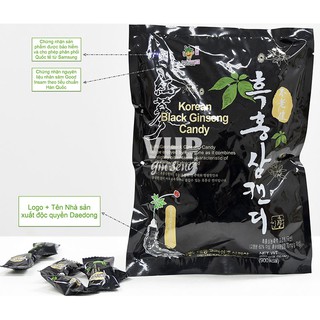 Kẹo hắc nhân sâm 250g Hàn Quốc