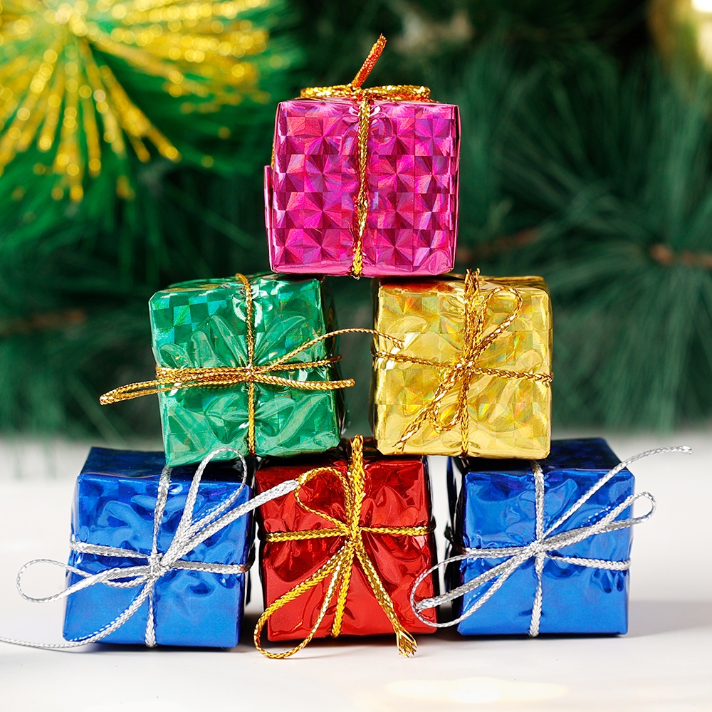 Set 12 Phụ Kiện Trang Trí Cây Thông Giáng Sinh Dễ Thương