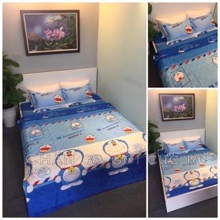 Set ga gối cotton poly