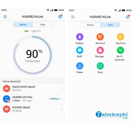 Bộ phát mesh wifi Huawei Gigabit AC1200Mb LAN 1Gbps, hệ thống mesh wifi kết nối nhiều điểm router mesh wifi