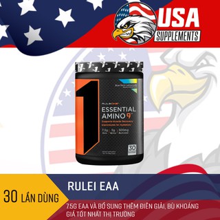 (vón nhẹ)Phục Hồi Tăng Sức Bền R1 ESSENTIAL AMINO 9, Rule1 EAA ,Phát triển cơ hiệu quả, Hộp 30 lần dùng